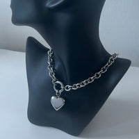 Bold and Beautiful Heart Necklace Stainless steel
