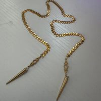 Guardian Gold w/ Daggers Face Chain