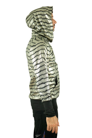 Metallic Striped Hoodie- LIMITED EDTION