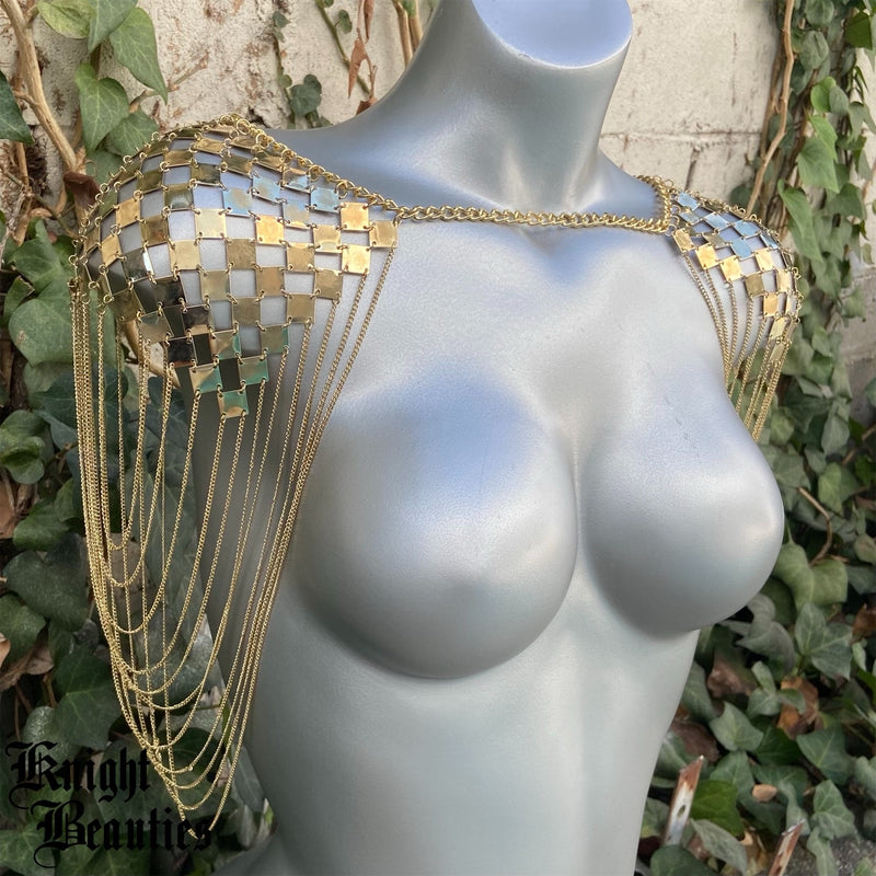 Gold Shoulder Jewelry Armor - Body Jewelry
