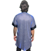 Silk Trimmed Blue Flashy Duster Robe