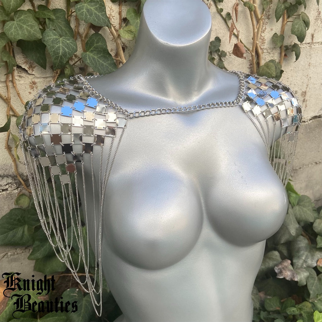 Silver Shoulder Jewelry Armor - Body Jewelry