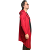 Long Sleeve Red Bamboo Kimono Duster Robe UNISEX
