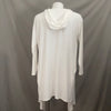 Long Sleeve White Bamboo Kimono Duster Robe UNISEX