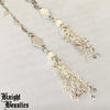 Aphrodite’s Royal Veil Silver W/ Silver tassels Face Chain or Necklace